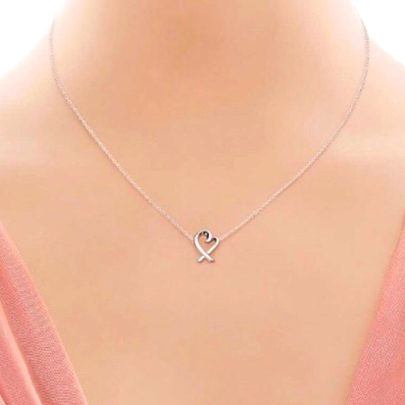 Tiffany & Co. Jewelry - Tonight only sale 😄Tiffany and Co silver heart necklace guc